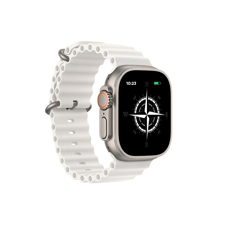 Ceas Smartwatch, Touchscreen, Ecran AMOLED, Asistent vocal, Monitorizarea starii de sanatate, Fitness, Meniu Waterfall, Cadran AI, Rezistent la apa si socuri, Gri